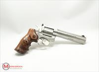 Ruger Stainless GP100 .357 Magnum Talo Exclusive NEW Unfluted Cylinder/Wood Grips