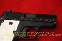 Sig Sauer P238 PEARL WHITE ENGRAVED NIGHT SIGHT .380ACP 1911 CONCEAL CARRY 238-380-ESW