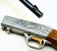 BROWNING SA-22 SEMI-AUTO RIFLE GRADE III SIGNED MASTER ENGRAVED 22 LR 