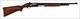 ENGRAVED AND GOLD INLAID REMINGTON MODEL 14 PUMP ACTION RIFLE WITH CHECKERED