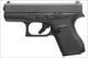 GLOCK 42 Semi Automatic Pistol .380 ACP 3.25" Barrel 6 Rounds Polymer Frame Black Finish