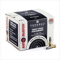AMMO FEDERAL 22LR AMMUNITION 40 GRAIN 325 ROUNDS AUTO MATCH AM22 AMMO