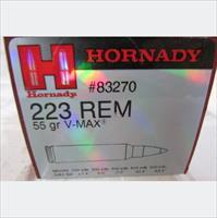 .223 Hornady 55gr V MAX 200Rds 223 Rem 5.56 5.56mm
