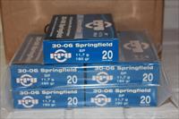 30-06 Springfield 180gr S.P. 100Rnds Prvi .30-06