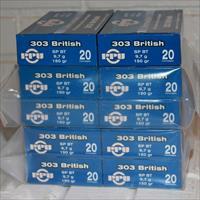 303 British 200 Rnds 150 gr Soft point .303 Brit.