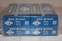 303 British 80 Rnds 180gr Soft point .303 Brit.