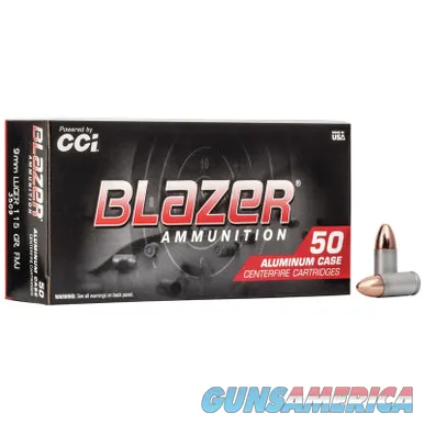 CCI Blazer Aluminum 9mm Luger 115gr