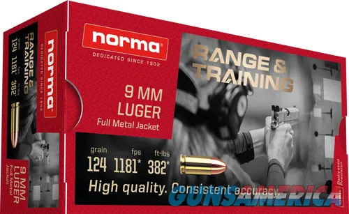 Norma 9mm 124GR FMJ