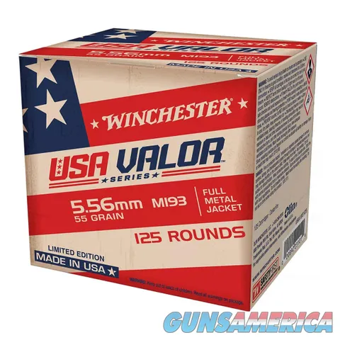 Winchester Ammo Winchester USA Valor M193 5.56 1250RD Case