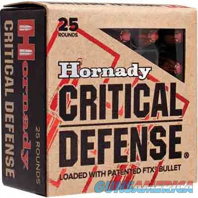 Hornady Critical Defense 9mm 115GR FTX