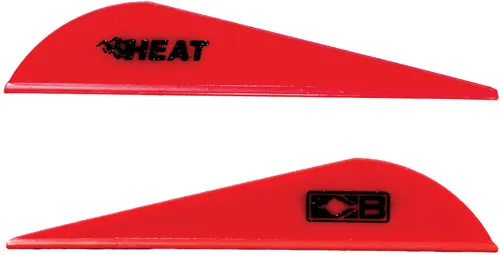 Bohning BOHNING HEAT VANE 2.5" SOLID RED 36PK