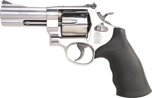 Smith & Wesson S&W 610 .10MM 4" AS 6-SHOT STAINLESS STEEL RUBBER