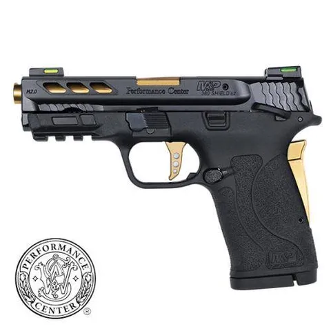 Smith & Wesson S&W SHIELD M2.0 M&P .380ACP EZ PERFORMANCE GOLD PORTED BARREL