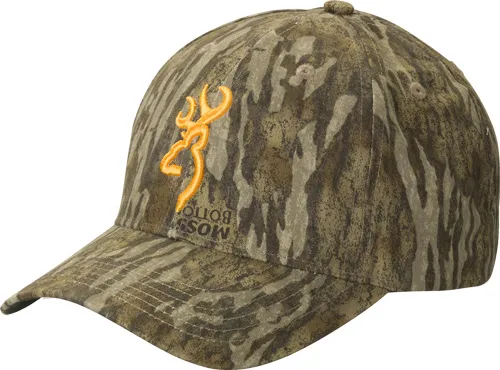 Browning BG RIMFIRE CAP BUCK MARK LOGO MOBLAND HOOK AND LOOP BACK