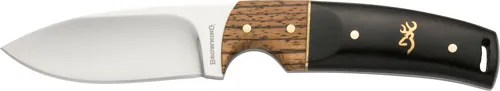 Browning BG KNIFE BUCKMARK HUNTER 3" BLADE HARDWOOD W/SHEATH