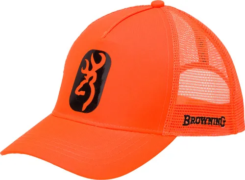 Browning BG CAP CENTERFIRE BLAZE ORANGE W/BUCK MARK PATCH ADJUSTABLE