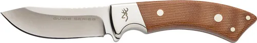 Browning BG KNIFE GUIDE SERIES SKINNER 3.58" BLADE MICARTA HNDLE BOX