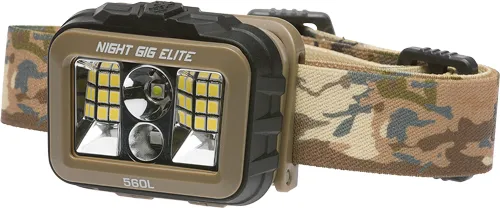 Browning BROWNING NIGHT GIG ELITE AURIC HEADLAMP 560LUMENS RCHGBL 3AAA