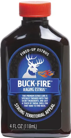 Wildlife Research WRC DEER LURE BUCK-FIRE RAGING ESTRUS 4FL OUNCES