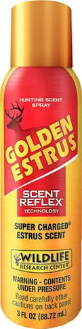 Wildlife Research WRC DEER LURE GOLDEN ESTRUS SCENT REFLEX TECH 3OZ AEROSOL