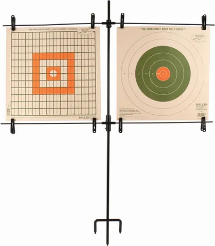 ALLEN COMPANY ALLEN PAPER TARGET STAND INCLUDES 8 CLIPS/STEEL FRAME