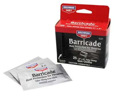 Birchwood Casey Barricade Take Along Wipes 33025