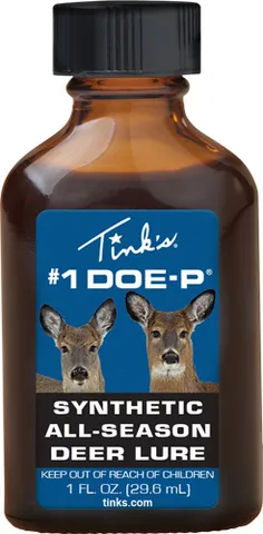 Tinks TINKS DEER LURE #1 DOE-P NON ESTRUS SYNTHETIC 1FL OZ BOTTLE