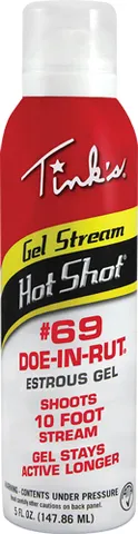 Tinks TINKS DEER LURE #69 DOE-IN-RUT HOT SHOT GEL 5OZ. AEROSOL