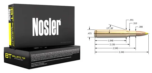 Nosler Trophy Ballistic Tip 40055