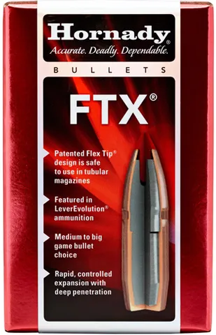 Hornady HORNADY BULLETS 35 CAL .355 165GR FTX 350 LEGEND 100CT