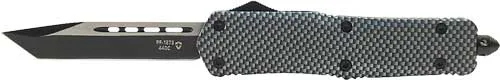 Templar Knife TEMPLAR KNIFE LARGE OTF CARBON FIBER 3.5" BLACK TANTO