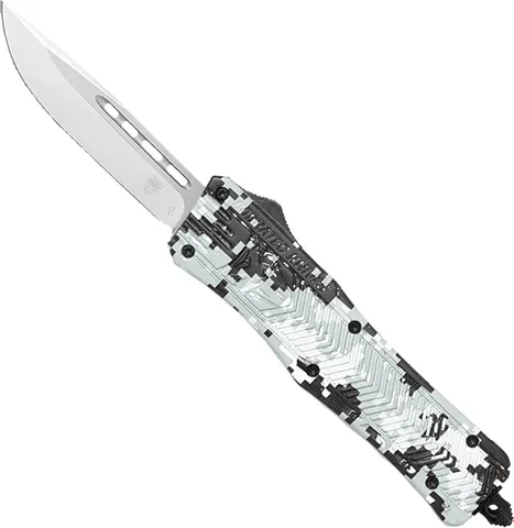 CobraTec Knives COBRATEC MEDIUM CTK1 OTF WINTER DIGI CAMO 3" DROP POINT