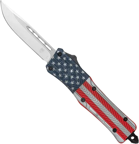 CobraTec Knives COBRATEC MEDIUM CTK1 OTF AMERICAN FLAG 3" DROP POINT