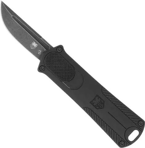 CobraTec Knives COBRATEC CALIFORNIA 952 OTF BLACK 1.75" D2 STEEL DROP PNT