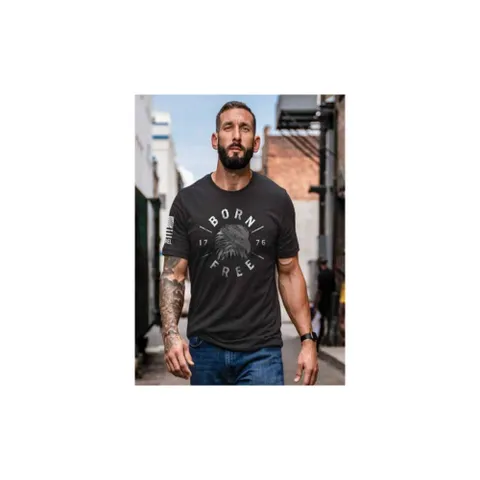 Nine Line Apparel MENS T-SHIRT EAGLE BLACK M