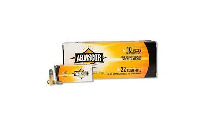 Armscor ARMSCOR AMMO .22LR STANDARD VELOCITY 40GR. LEAD-RN 50-PACK