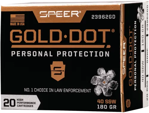 Speer Ammo SPR GOLD DOT 40 180GR GDHP