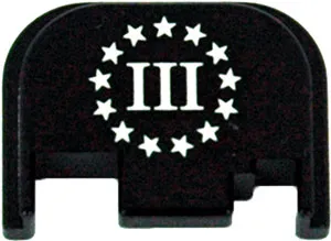 CruxOrd CRUXORD BACK PLATE 3% FLAG FITS MOST GLOCKS GEN 1-4