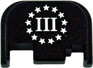 CruxOrd CRUXORD BACK PLATE 3% FLAG FITS GLOCK 43