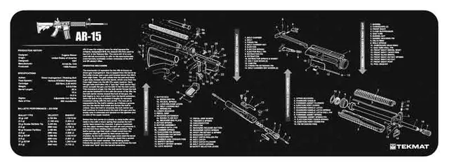 TekMat TEKMAT RIFLE MAT AR15 BLK