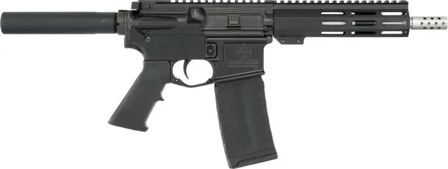 Great Lakes Firearms GLFA AR15 PISTOL .223 WYLDE 7.5" STAINLESS BBL BLACK