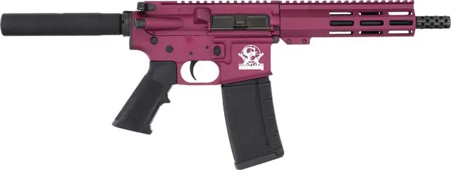 Great Lakes Firearms GLFA AR15 PISTOL .223 WYLDE 7.5" NITRIDE BARREL BLK CHERRY