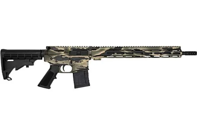 Great Lakes Firearms GLFA AR15 RIFLE .223 WYLDE 16" S/S BBL PURSUIT GREEN CAMO