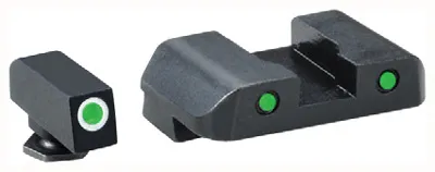 AmeriGlo AMERIGLO TRITIUM PRO OPER. SET GREEN/GREEN FOR GLOCK 21+