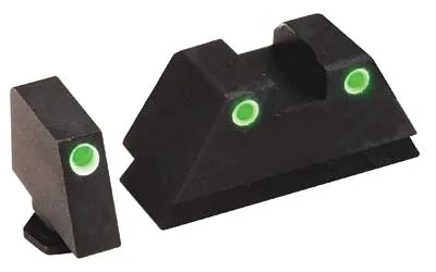 AmeriGlo Classic 3 Dot Night Sight For Glock Suppressed GL329