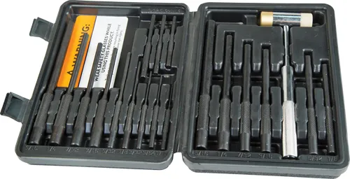 Wheeler Master Roll Pin Punch Set 110128