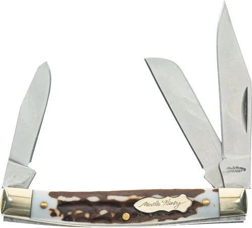 Uncle Henry UNCLE HENRY KNIFE NEXT GEN STAGLON JR FOLDING 3-BLADE