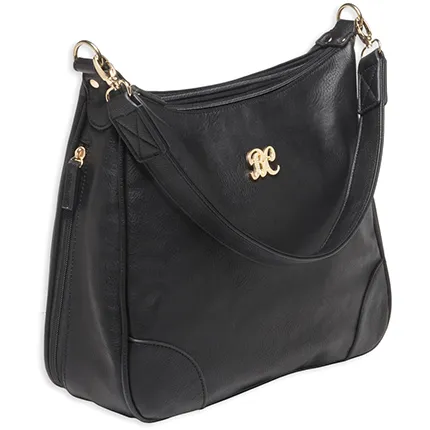 Bulldog Hobo Style Purse Black BDP010