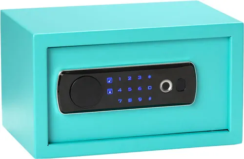 Bulldog BULLDOG DUAL LED/BIOMETRIC VAULT 12"X8"X7 TEAL SPECKLE