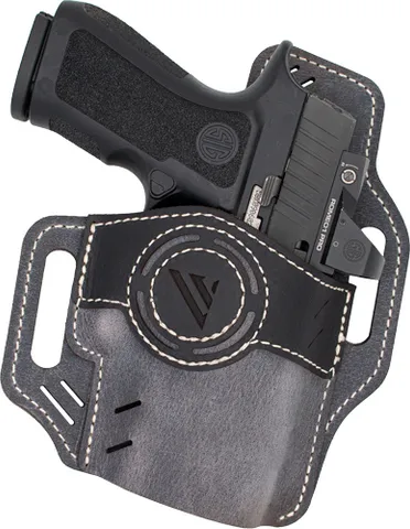 Versacarry VERSACARRY LUNA HOLSTER OWB GREY BASE BLACK PATCH SIZE 3